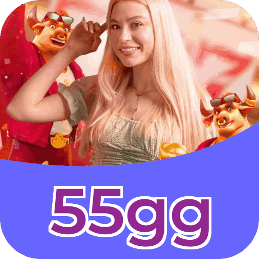 Passo a passo visual mostrando processo de download e instalação do aplicativo 55gg